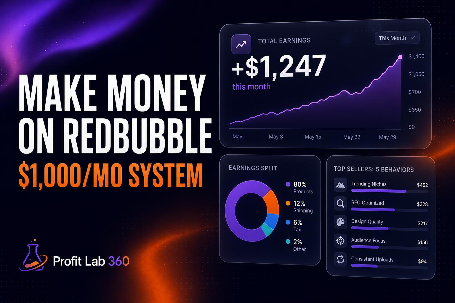 How to Make Money on Redbubble in 2026: The $1,000/Month System
